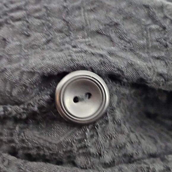 Focus Casual Life Textured Blazer Jacket Black Women’s Size S Lagenlook Career - Picture 7 of 11